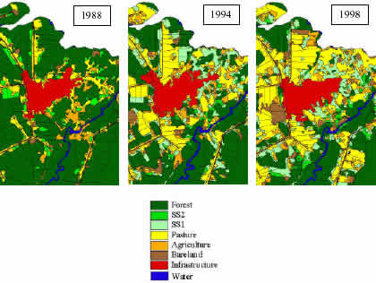 Pasture conversion in peri-urban areas of Machadinho d’Oeste.